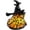 USB Style 16cm #065, variant on Avolia Halloween Witch Lamp, 5.9" Inspired Witch Hat Lamp, Gothic Spooky Witches Decor with Holding Lantern, Spooky Decorative Standing Night Light, Halloween Party Lighting Decorations Indoor