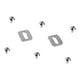 thumbnail image 5 of 2 juntas de pedal autoblocantes para bicicleta, repuesto para principiantes, mantenimiento con tornillos Plata, 5 of 8