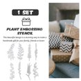 Plant Decor Embossing Templates Paper Crafts Molds Flowers and Plants