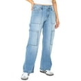 thumbnail image 4 of Celebrity Pink Women's Juniors Cargo Jean, 4 of 5