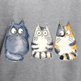thumbnail image 3 of CafePress - Three 3 Cats Hooded Sweatshirt - Pullover Hoodie, Hooded Sweatshirt, 3 of 4