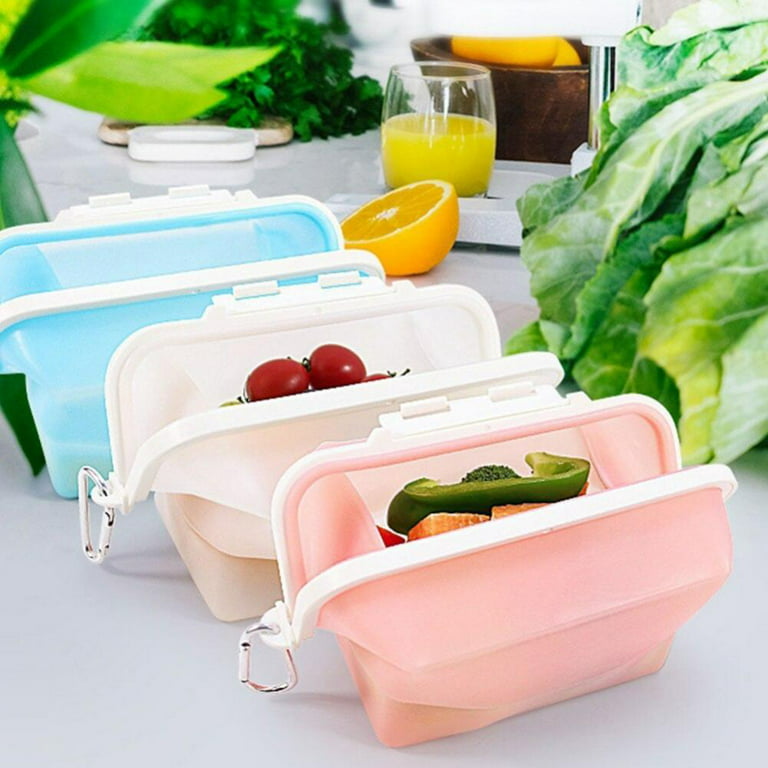 Final Clear Out! Portable Silicone Foldable Lunch Box Microwavable