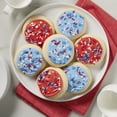 thumbnail image 2 of Freshness Guaranteed, Frosted Sugar Cookies, Blue and Red with Sprinkles, 24.3 oz, 18 Count, 2 of 9