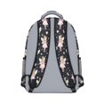thumbnail image 3 of Princess and Fairy Black Pattern Backpack for School, Cute School Bag with Adjustable Shoulder Straps and Padded Back, 15.3"x11"x6.7", 3 of 5