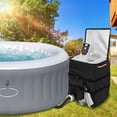 thumbnail image 1 of Hot Tub Spa Heater Pump Cover Waterproof Hot Tub Pump Cover with Zipper All Weather Protection Hot Bathtub Pump Cover Square Hot Tub Heater Pump Cover for Hot Tub Spa Heater Pump-black-, 1 of 10