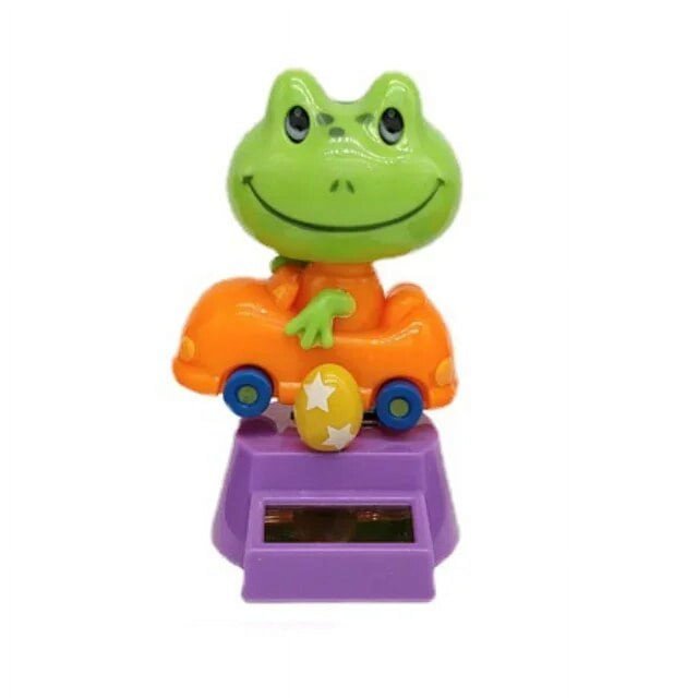 Adornos interiores de coche de energía Solar, estatuilla de muñeca de Animal, modelo Sway Shake, decoración de tablero automotriz, nuevo, caliente