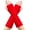 Red, variant on VANLOFE Winter Black Gloves Knitted Cold Proof Gloves Gloves Wrist Arm Warmer Gloves Fingerless Gloves Convenient for work