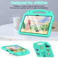 thumbnail image 3 of Kids Cover Case for Onn 12.1 Inch Pro Tablet 2024 (100146663), EVA Dropproof Handle Kids Friendly Rugged Lightweight Child Case for Onn 12.1 Inch Pro Tablet 2024, Mintgreen, 3 of 8