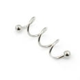 thumbnail image 3 of Surgical Steel Spiral Barbell 14 Gauge 36 MM With Triple Twist, 3 of 5