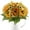 Yellow, variant on Artificial Sunflowers Bundle Silk Plants Faux Wedding Bride Bouquet Indoor Outdoor Fall Flower Table Centerpieces Arrangements Decorations