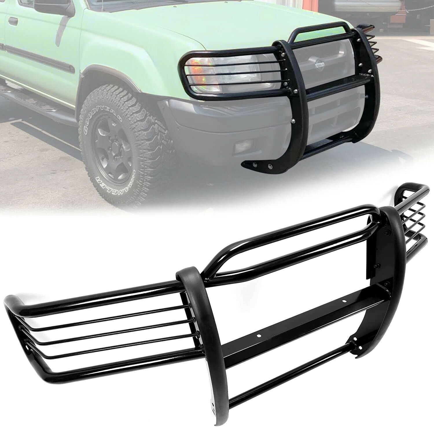 Kojem Grille Guard Front Bumper Brush Guard for 2001 2002 2003 2004