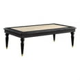 thumbnail image 2 of ACME Tayden Marble Top and Wooden Frame Coffee Table in Natural and Black, 2 of 5