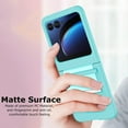 thumbnail image 3 of for Motorola Razr+ 2023 Case with Hinge Protection, Slim PC Back Cover Scratch-Resistant Fashion Women Girls Phone Case for Motorola Razr Plus 2023 - Green, 3 of 6