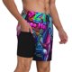 thumbnail image 2 of Fotbe Neon Free Play Traje de Baño para Hombre – Shorts de Natación de Secado Rápido con Forro y Bolsillos-3X-Large, 2 of 6