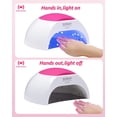 thumbnail image 5 of Lámpara de secado de uñas UV LED, secador de uñas automático profesional portátil de 48 W con 33 luces LED, 4 temporizadores: 10 s/30 s/60 s/90 s, 5 of 5