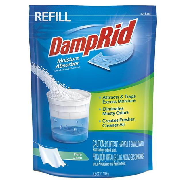 DampRid Pure 7008090 42 oz Linen Scent Moisture Absorber Refill Beads