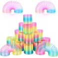 thumbnail image 1 of Ressorts Jouets pour Enfants, 3 mini Ressorts Arc-en-Ciel, Ressorts Magiques, mini Ressorts et Accessoires de Fête (Rond), 1 of 5