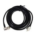 thumbnail image 2 of Conectores de Frecuencia Ultraelevada Sunnimix PL259 a Cable de Montaje de Antena Móvil de Radio de Coche Cable PL259 UHF a SO239, 2 of 8
