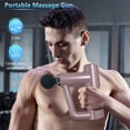 thumbnail image 3 of GLUAAE Professional Deep Tissue Percussion Muscle Massager with 6 Speeds and 4 Heads, Handheld & Portable Massage Gun for Athletes Shoulder, Back, Neck Pain Relif, 3 of 8