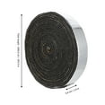 thumbnail image 3 of 3 Rolls Double Sided Tape Sound Insulation Cotton Pipe Foam Tube 2 Inch Flexible, 3 of 6