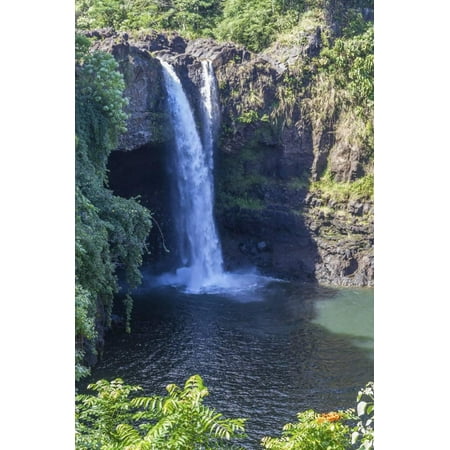 Hawaii State Tax Clearance Rainbow Falls, Hilo, Hawaii Island (Big Island), Hawaii, United States of America, Pacific Print Wall Art By Rolf Richardson ()