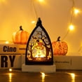thumbnail image 3 of Juguetes de piscina, juguetes para bebés, juguetes para niños pequeños, decoraciones de Halloween: luces de viento electrónicas para mesas, decoración de festivales con calavera de castillo de calabaz, 3 of 6
