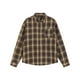 thumbnail image 1 of Blusa y camisa de manga larga con cuello vuelto para hombre, blusa informal a cuadros a la moda con botones y cuello vuelto, blusa de poliéster para hombre, 1 of 8