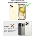 thumbnail image 2 of Case Compatible with iPhone 15 Plus (6.7-inch) Matte Translucent Phone Case for Men, Women, Girls, Thin Back Cover, Frost Clear, 2 of 14