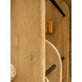 thumbnail image 4 of Griffith 3 Tier Solid Wood  White Washed Colored Bookshelf, 4 of 6