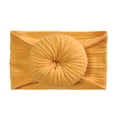 thumbnail image 1 of LSLJS Bonnet Noué Uni pour Nouveau-Née Fille Bébé, Serre-Tête Accessoires pour Cheveux, Bandeau pour Enfants, 1 of 1