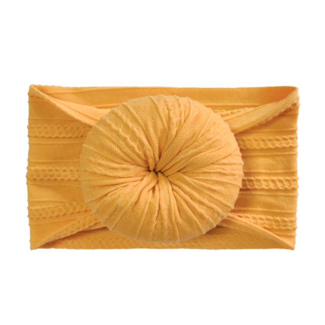 LSLJS Newborn Girls Baby Solid Knotted Hat Beanie Headband Hair Accessories, Kids Headband