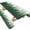 Green Pines, variant on 72 X 30 Inch Elastic Fitted Camping Table Cover with Bench Covers , Picnic Tablecloth, Fits 6ft Picnic Tables,Washable & Reusable, Spill Resistant, Waterproof - Green Pines