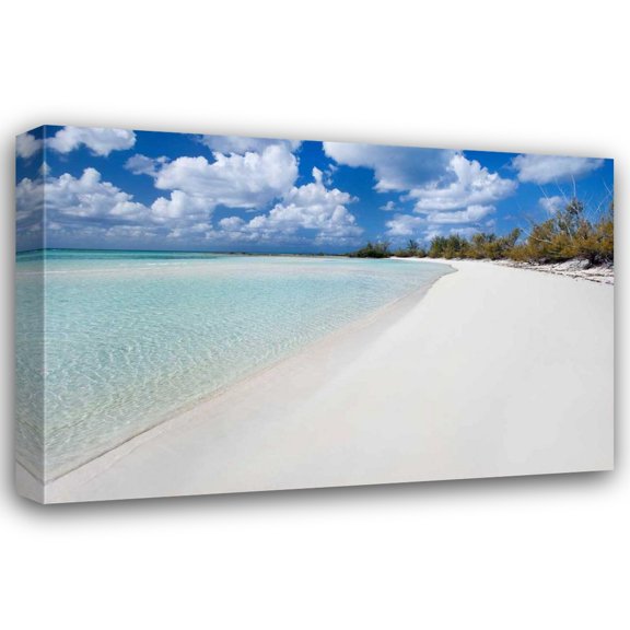 Larry Malvin 18x13 Gallery Wrapped Canvas Wall Art Titled - Deep Creek Beach