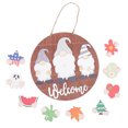 thumbnail image 1 of Door Hanging Sign, Eye Catching Seasonal Gnome Decor Sign with Interchangeable Decors for Home, 1 of 8