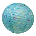 thumbnail image 1 of Chinese Round Lamp Hanging for Wedding Decorations blue, 1 of 8