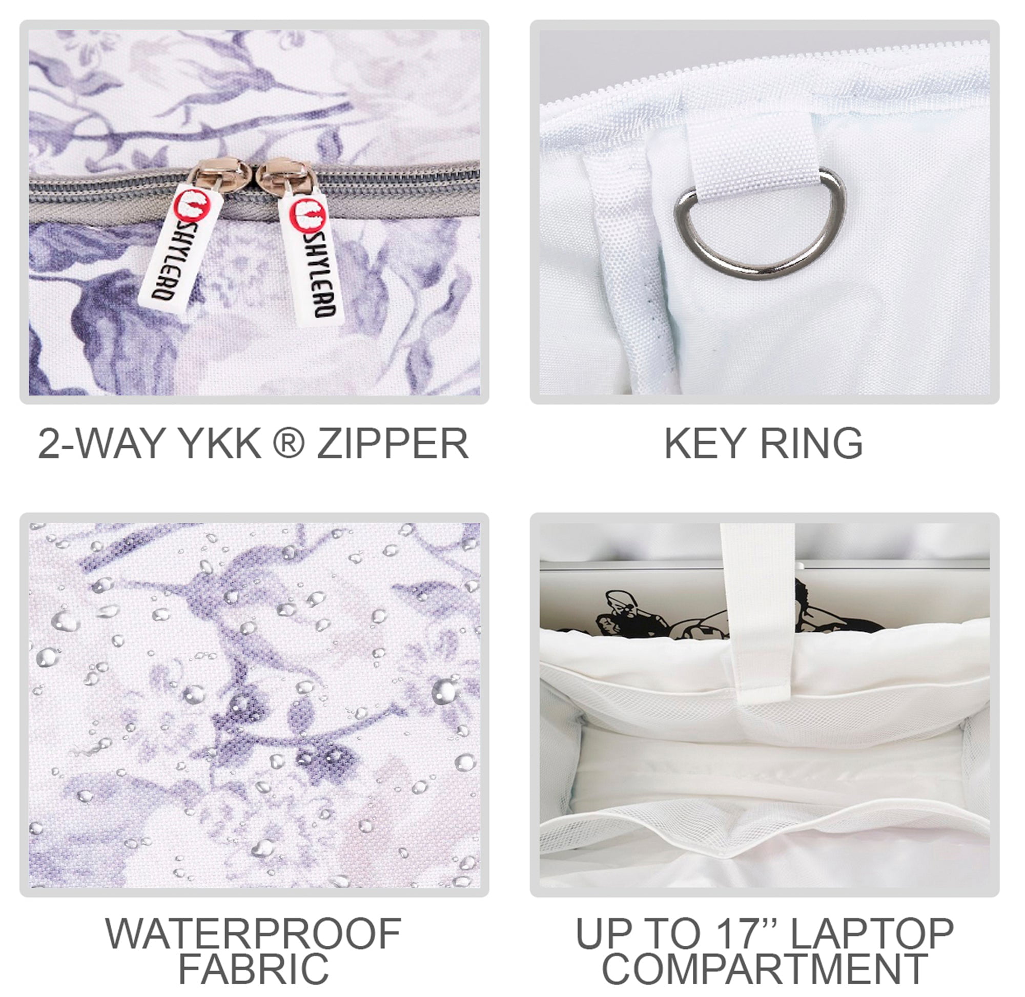 Nurse Bag and Utility Tote, Waterproof, Top YKK® Zip