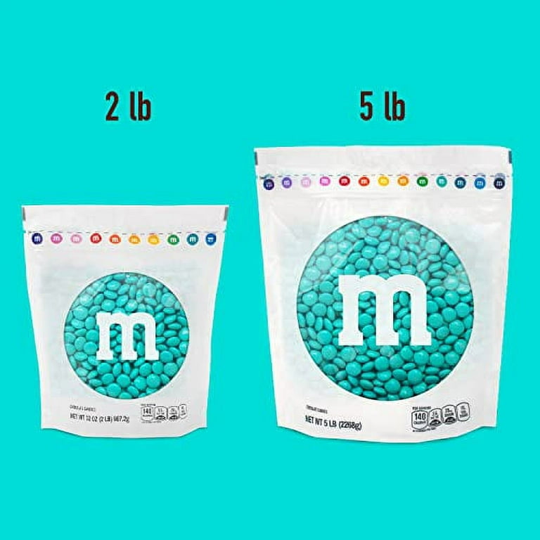  M&M'S 1st Birthday Milk Chocolate Candy, 5lbs of Baby-Themed  M&M'S in Aqua, Yellow & White, 1st Birthday Celebration Candy for Dessert  Table, Candy Bar & DIY Favors : Everything Else