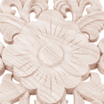 thumbnail image 7 of 10X Lots Wood Carved Long Onlay Applique Unpainted Flower Walls Cabinets Door Decor Type:21X15cm, 7 of 7