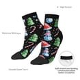 thumbnail image 6 of Naloa Disco Mirror Ball Snowman Ankle Socks for Women Non Slip Socks No Show Socks Classic Low Cut Casual Socks Casual Socks, 6 of 7