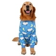thumbnail image 2 of HDE Dog Pajamas One Piece Jumpsuit Lightweight Dog PJs Shirt for S-3XL Dogs Counting Sheep XL, 2 of 7