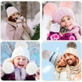 thumbnail image 4 of Dalrosia 8PCS Faux Fur Pom Pom for Hats, 5.5 Inch Large Faux Fur Pom Pom Fluffy Pom Pom Balls with Elastic Loop for Crafts Gloves Scarves Knitting Accessories, 4 of 5