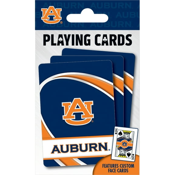 MasterPieces Officially Licensed NCAA Auburn Tigers Playing Cards - 54 Card Deck for Adults