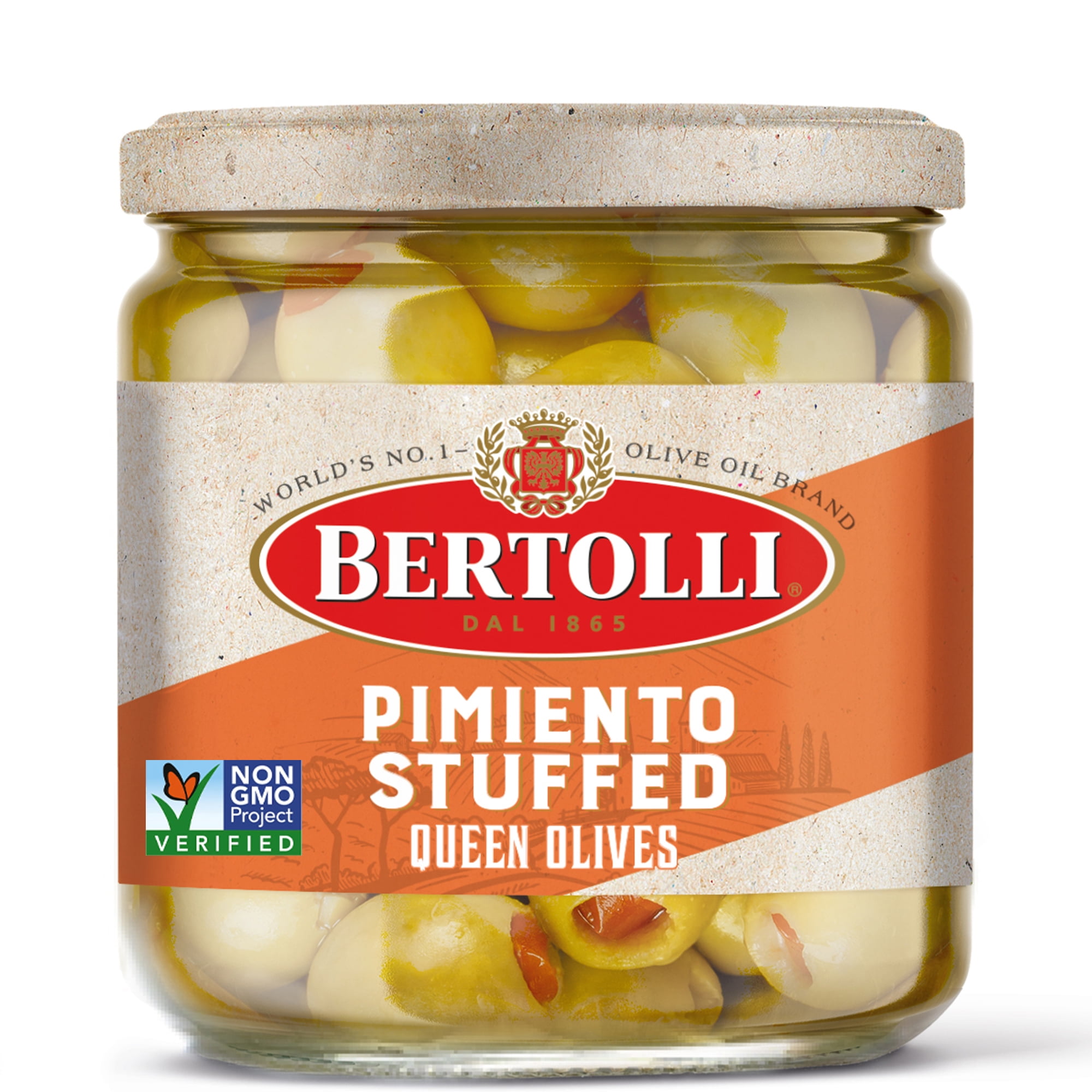 Kirkland Signature Spanish Queen Olives Stuffed with Pimiento 21Oz