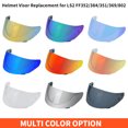 thumbnail image 4 of Replacement PC Helmet Visor for LS2 FF352/384/351/369/802 Full Face Helmets - Anti-UV, Anti-Fog, Anti-Scratch, Windproof, Sunlight Protection - Easy Install, Multicolor Fashion Coating, Durable &, 4 of 6