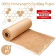 thumbnail image 4 of Papel de embalaje onesimcr Honeycomb de 15 x 131 pies con 20 pegatinas, 4 of 6
