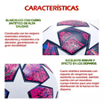 thumbnail image 3 of Balón Fútbol Soccer Champions Profesional Estrellas Hibrido BLANCO/ROSA, 3 of 4