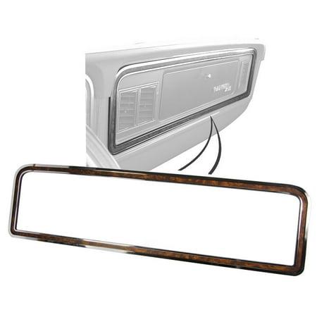 Real Wood Dash Trim - Dennis Carpenter Ford Restoration Glove Box Door Dash Trim Wood Grain 1973 - 1979