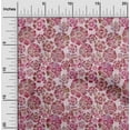 thumbnail image 2 of oneOone Silk Tabby Pink Fabric Floral Quilting Supplies Print Sewing Fabric By The Yard 42 Inch Wide, 2 of 4