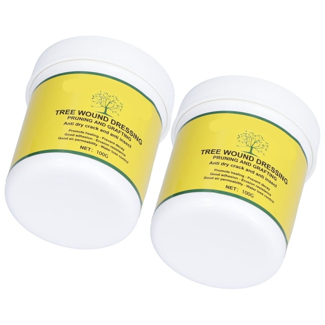 Apósito Para Heridas De árboles, Protección Eficaz De Plantas, Fácil De Usar, Rápido, 2 Juegos, 100 G, Sellador De Reparación De Heridas De Plantas Con Cepillo Para Injerto