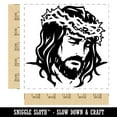 thumbnail image 2 of Jesus Christ Religious Christian Cross God Square Rubber Stamp Stamping Scrapbooking Crafting - Large 2.75in, 2 of 7